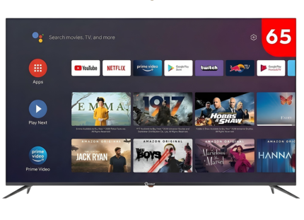 شاشة دانسات 65 سمارت 4k اندوريد 14